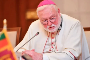 Archbishop Paul Richard Gallagher, secretary for relations with states and international organizations of the Holy See. 