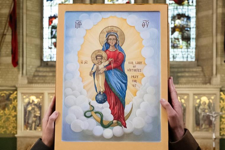 Reviving a Sacred Tradition: The First Icon of Our Lady of Victories Commissioned for the Modern Soldier