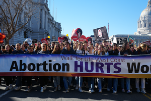 The Walk for Life West Coast is in its 22nd year and previously has drawn crowds as large as 50,000.