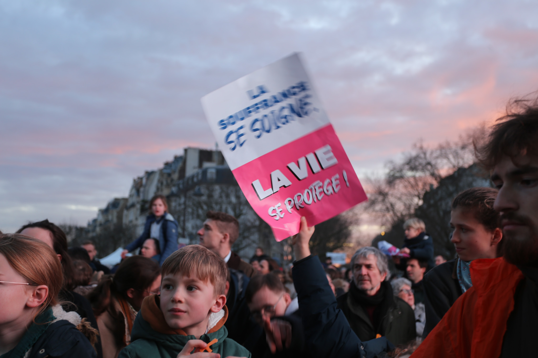 Thousands show up for the 2026 March for Life in Paris.