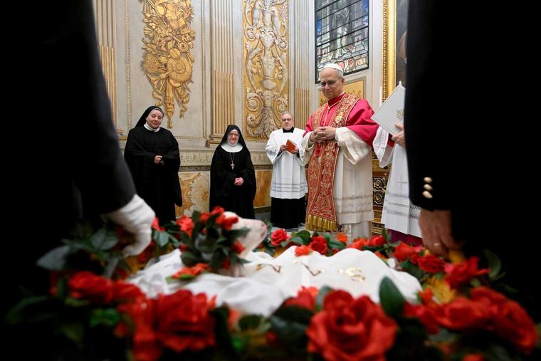 Pope Leo XIV Receives Lambs On Feast of St. Agnes