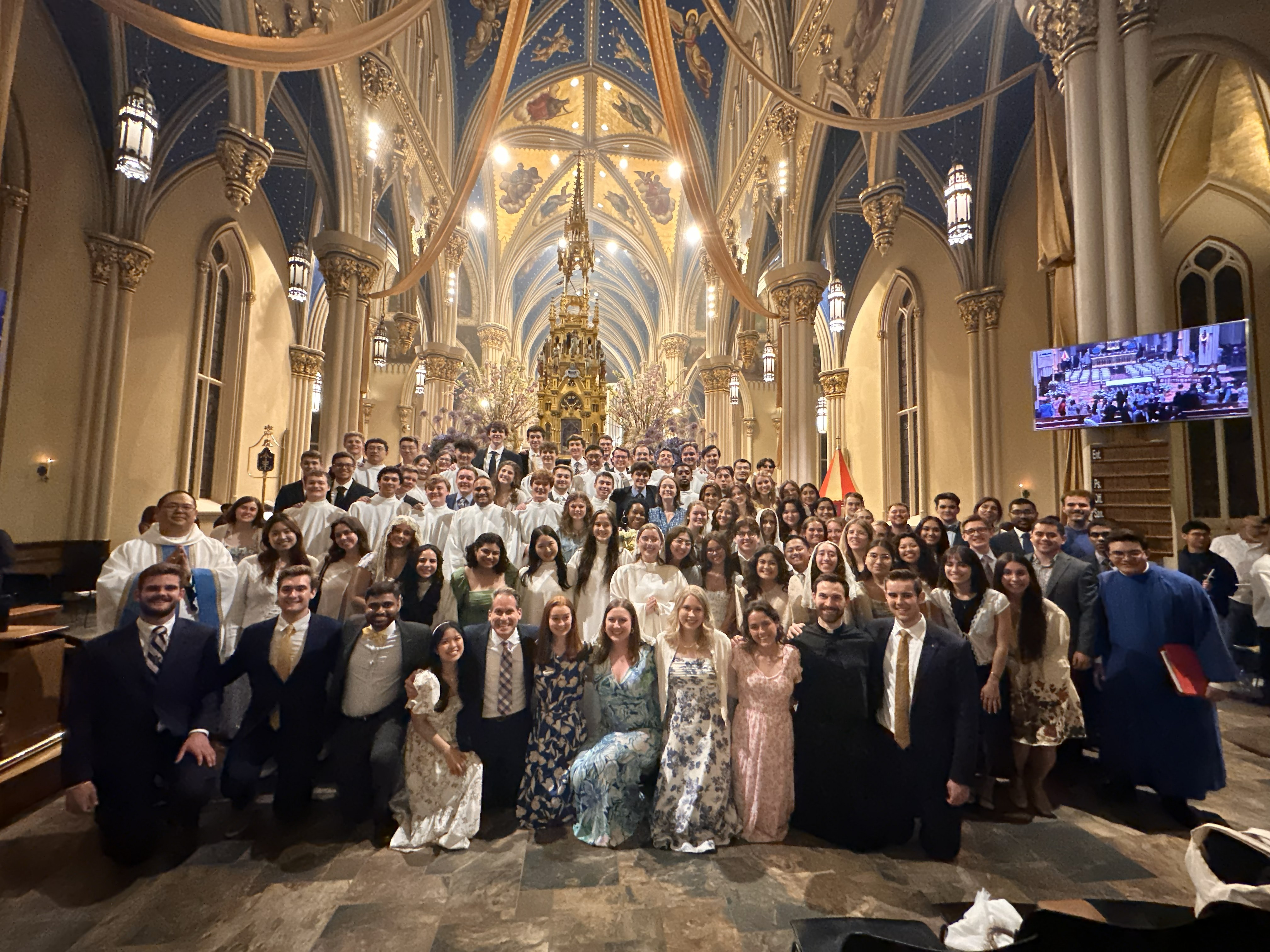 ND Easter vigil 2025