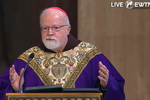 Cardinal Seán O’Malley, archbishop emeritus of Boston, offers the homily at the closing Mass for the annual National Prayer Vigil for Life at the Basilica of the National Shrine of the Immaculate Conception in Washington, D.C., on Jan. 23, 2026. 