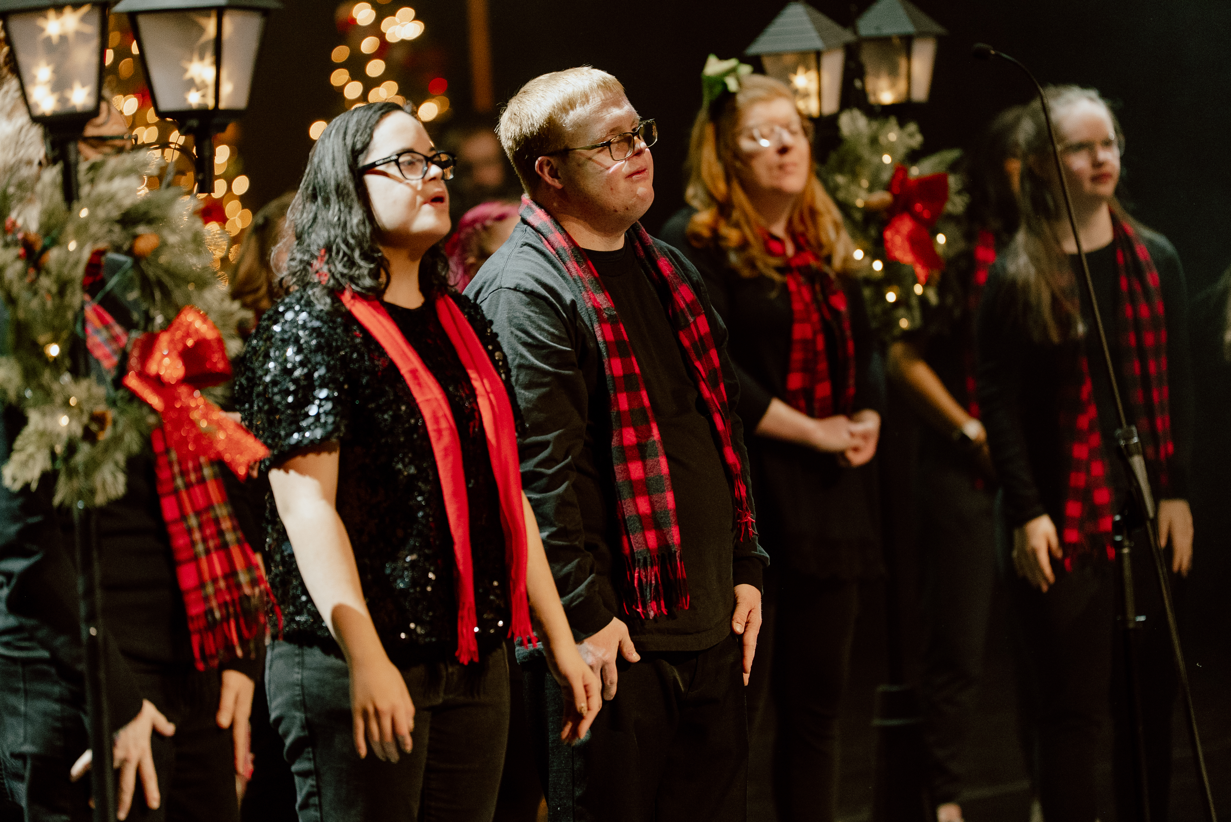 Friends of Club 21 singing
