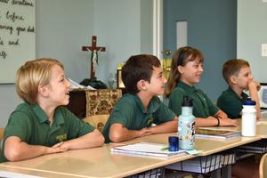 Students at St. Jerome Academy in Hyattsville, Maryland, learn about the good, true and beautiful each day. 