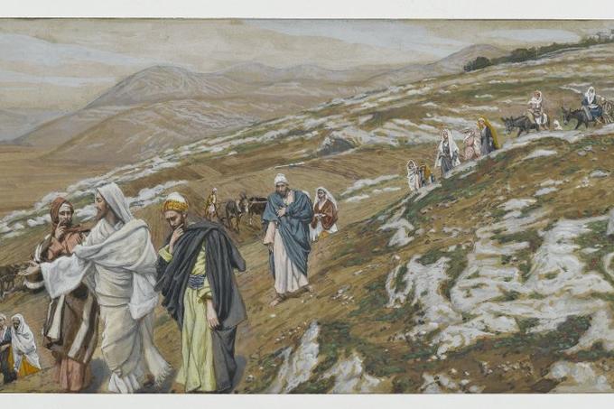 James Tissot, ‘Jesus Traveling on His Way to Galilee’
