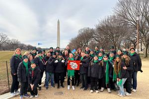 The Friends of Club 21 choir enjoys being in D.C.