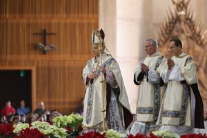 Archbishop Salvatore Cordileone celebrates Mass at the Cathedral of St. Mary of the Assumption in San Francisco before the Walk for Life West Coast on Jan. 24, 2026.