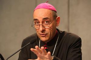 Cardinal Víctor Manuel Fernández, pictured here in 2014, took up his new post as prefect of the Dicastery for the Doctrine of the Faith in September 2023. 