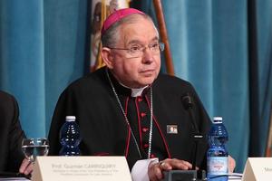 Archbishop José Gomez of Los Angeles at the North American College, May 2, 2015.