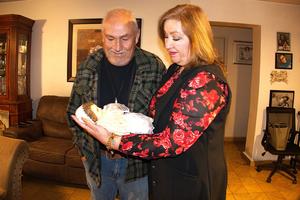 Husband and wife Jose Luis Ortiz and Sylvia Monroy plan to take their made-in-Spain resin, life-size ‘Niño Dios’ to church for a blessing on Feb. 2.