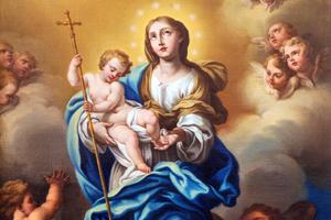 “The Immaculate Conception,” 18th Century, Chiesa di Santa Chiara, Matera, Italy
