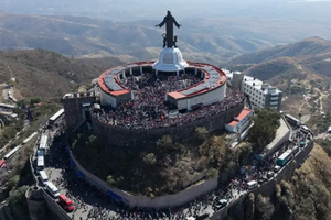 Thousands of young people gathered on Cubilete Hill on Jan. 31, 2026.