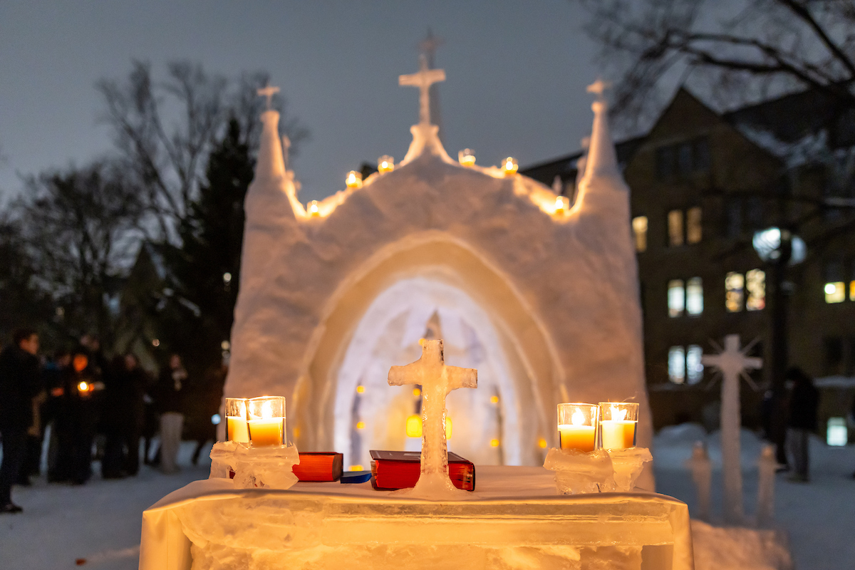 ND ice Mass altar