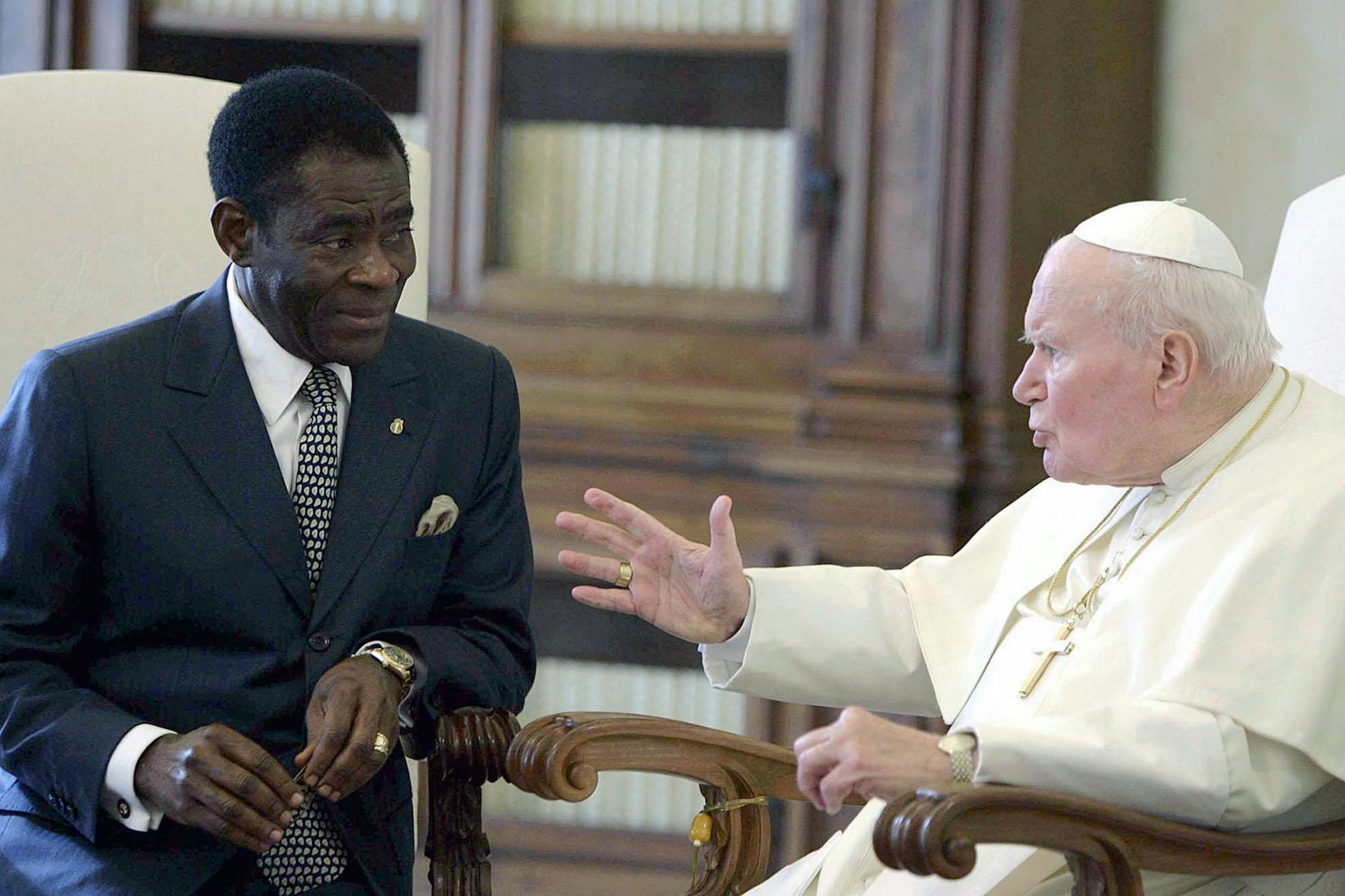 VATICAN-EQUATORIAL GUINEA-AUDIENCE-POPE