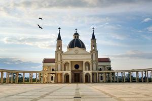 The Basilica of the Immaculate Conception in Mongomo, Equatorial Guinea, is one of the largest religious building in Africa.