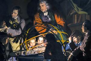 Joseph Wright, “A Philosopher Lecturing on the Orrery,” ca. 1766, Derby Museum and Art Gallery, Derby, England