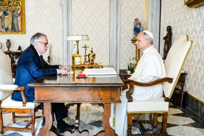 Leo XIV Meets With Founder of Sant&rsquo;Egidio Community