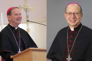 Virginia Bishops Michael Burbidge of Arlington and Barry Knestout of Richmond. 