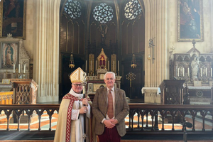 Canon Robin Ward announced on social media Feb. 14 that he had been received into the Church at St. Michael’s Benedictine Abbey, Farnborough, by its abbot, Benedictine Dom Cuthbert Brogan. The new Catholic said in his post: ‘Has been received into the Catholic Church. Please pray for me.’