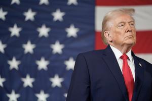  U.S. President Donald Trump visits the Fort Bragg U.S. Army base on Feb. 13, 2026, in Fort Bragg, North Carolina. Trump visited the base to honor special forces involved in the military operation in Venezuela in early 2026. 