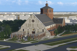 Rendering of St. Andrew Catholic Parish’s future church.