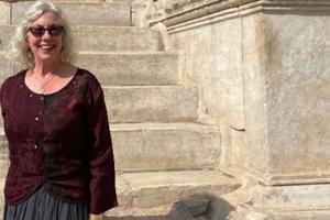 Penelope Williams toured Ephesus in 2022 while on Catholic apologist Steve Ray’s ‘In the Footsteps of St. Paul’ cruise. 