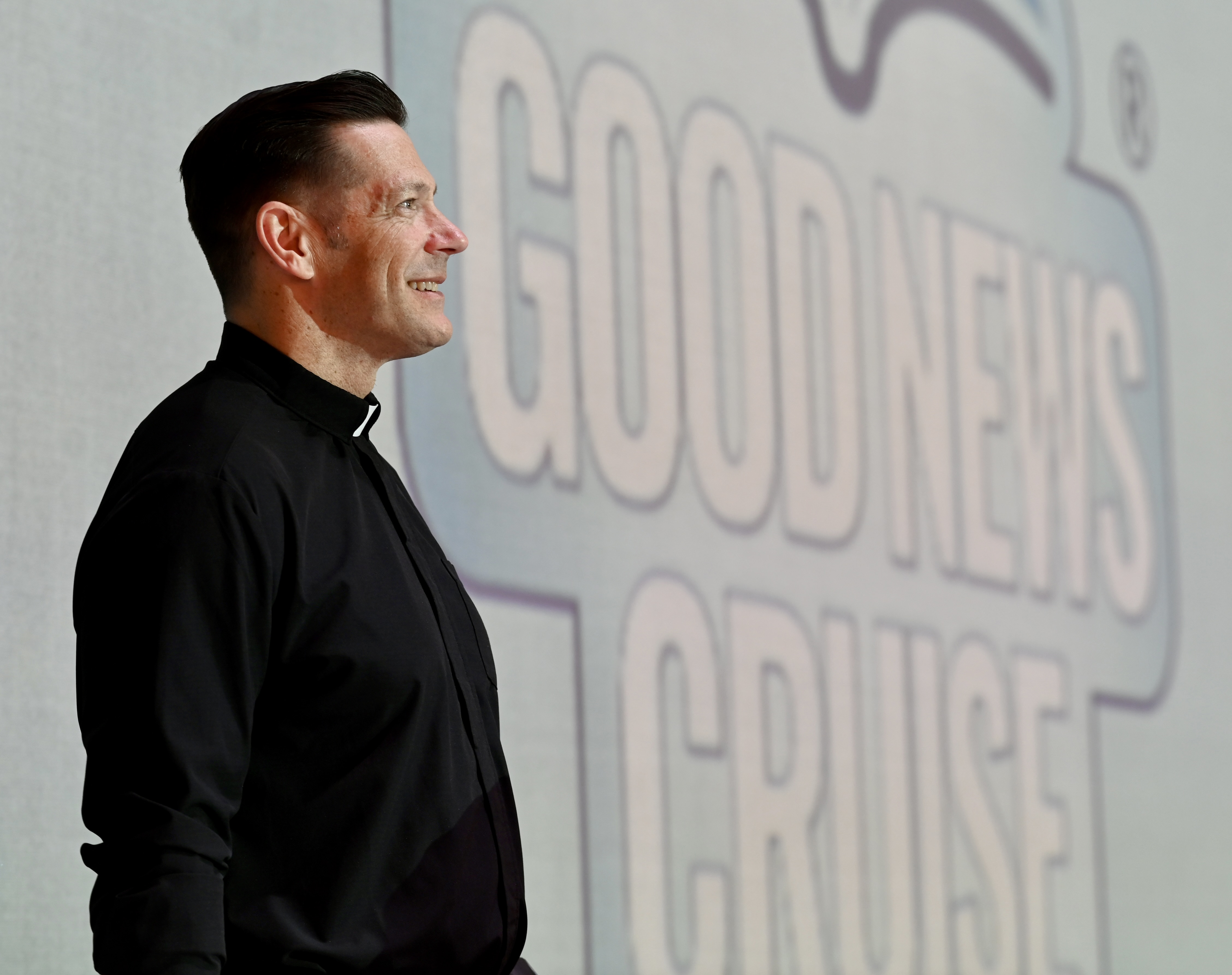 Father Mike Schmitz aboard