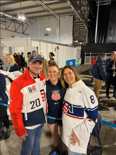 Winn family at Olympics