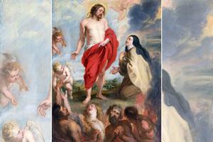 Workshop of Peter Paul Rubens, “St. Teresa of Avila Interceding for Souls in Purgatory”