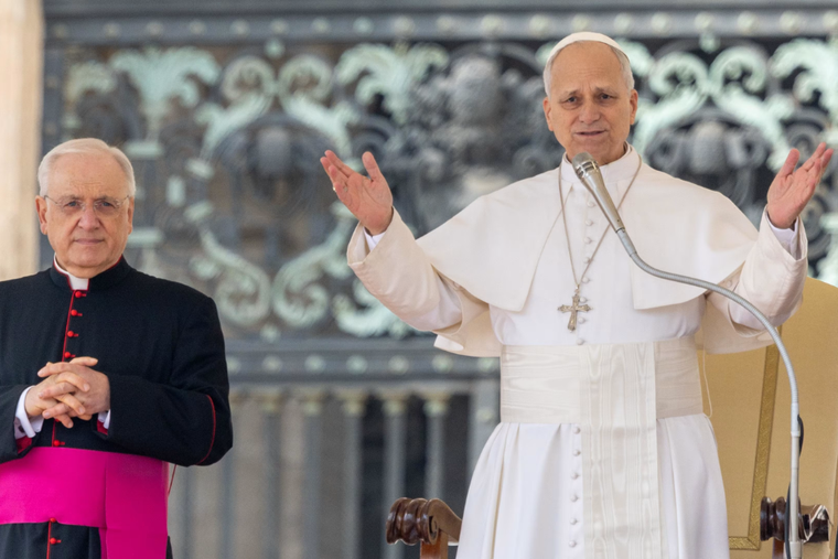 Pope Leo XIV Explains the Church’s ‘Human and Divine Dimensions’ Pope Leo XIV Explains the Church’s ‘Human and Divine Dimensions’