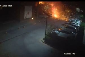 Drone strike hits Blessed Michael McGivney apartment complex in Ankawa, Iraq, on March 4, 2026. 