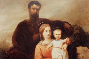 Angelo Recchia, “The Holy Family,” ca. 1854, Lucca, Italy