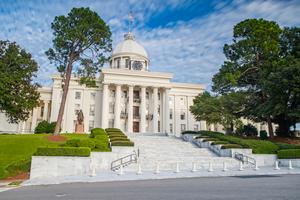 The Alabama state capitol in Montgomery.