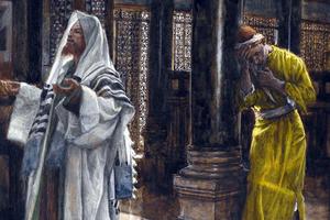 James Tissot (1836-1902), “The Pharisee and the Publican,” Brooklyn Museum, New York