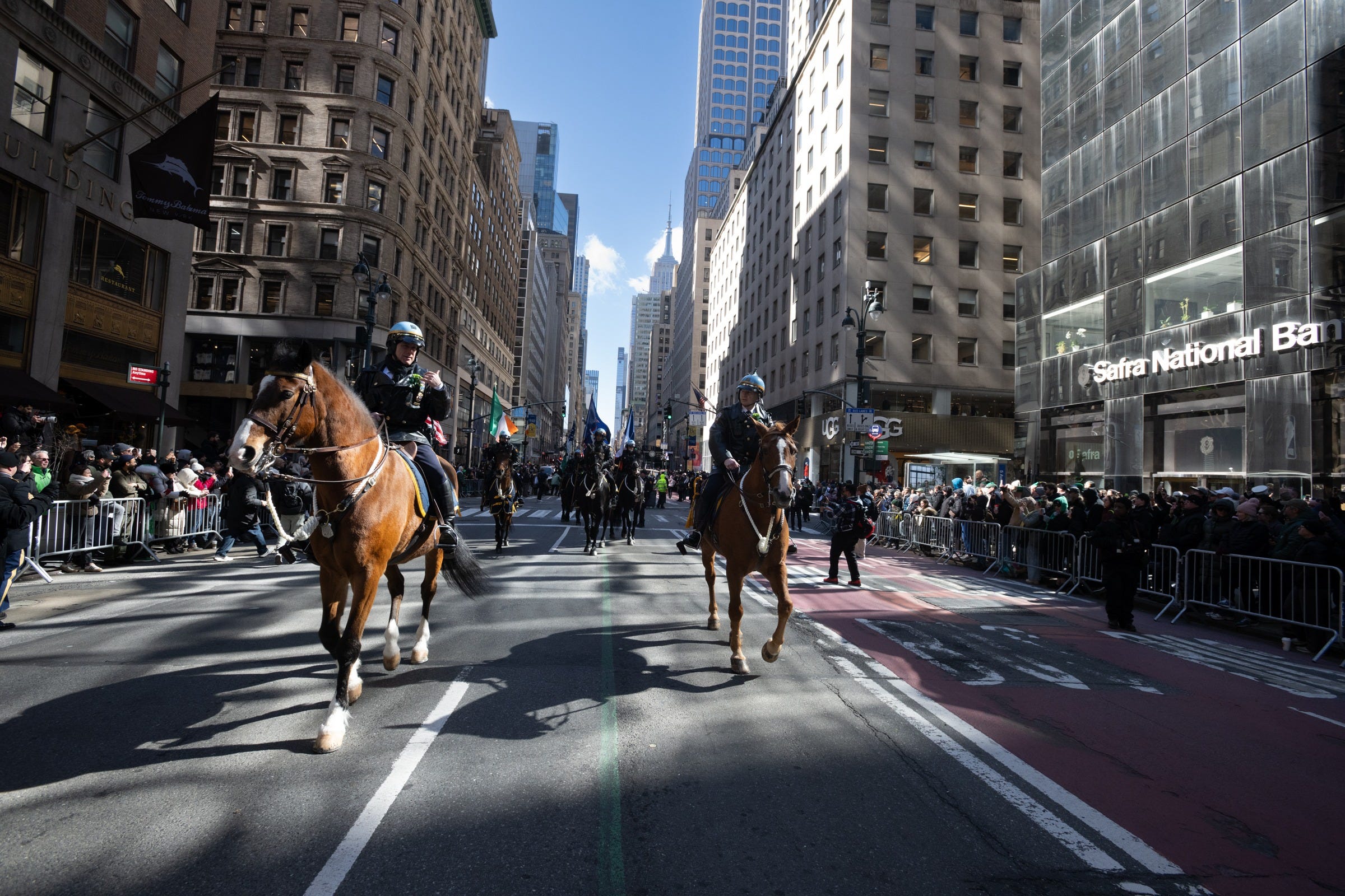 The NYPD Mounted Unit.