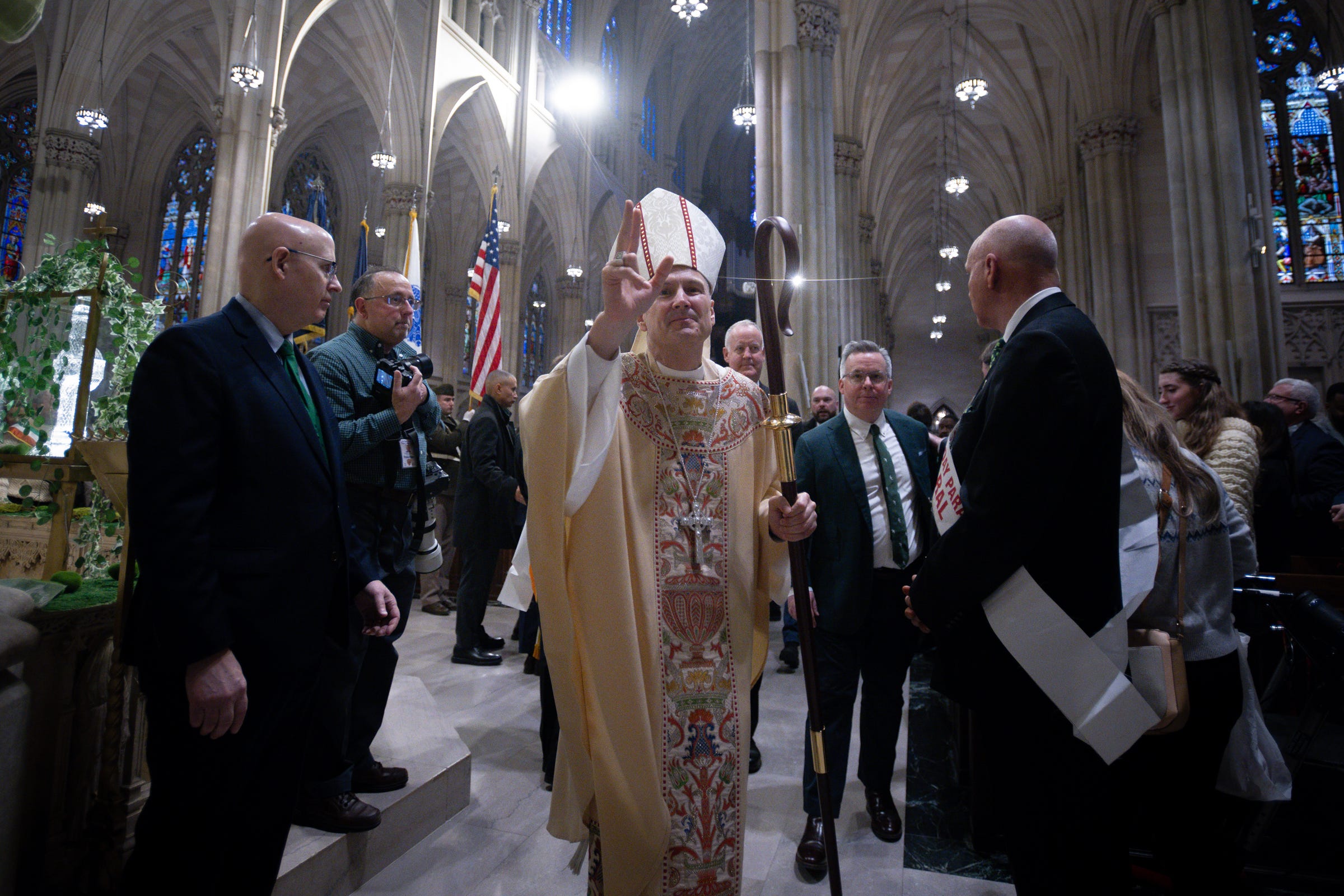 Archbishop Ronald J. Hick’s delivers his first St. Patrick’s Day Homily in the hallowed halls of St. Patrick’s Cathedral in NYC.