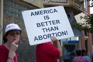 The Pro-Life Coalition of Pennsylvania holds a “Mercy Witness for Life” rally on July 23, 2016, outside of the former site of Dr. Kermit Gosnell’s closed abortion clinic in Philadelphia. 