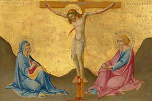 Sano di Pietro, “The Crucifixion,” ca. 1445-1450