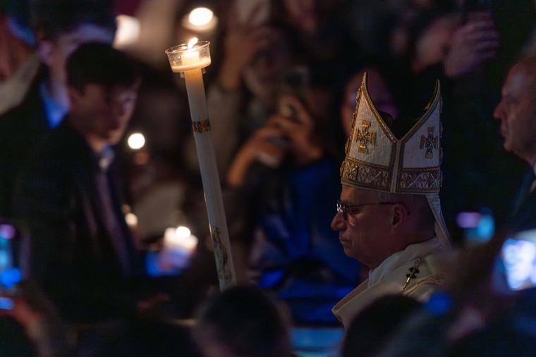 At Easter Vigil, Pope Leo XIV Calls for Peace to ‘Grow and Flourish’ Throughout the World