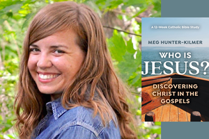 L to R: Author Meg Hunter-Kilmer and her new book, ‘Who Is Jesus?’ 