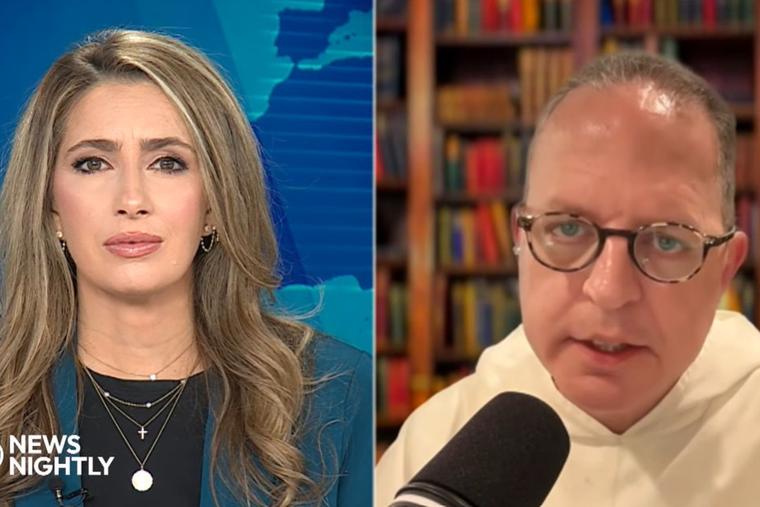 Dominican Father Thomas Petri discusses Pope Leo XIV’s Easter message in an April 6, 2026, interview with ‘EWTN News Nightly.’ EWTN News Screenshot