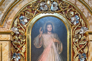 Chapel of Divine Mercy in the Church of St. Francis of Assisi in Kalety-Miotek, Poland.