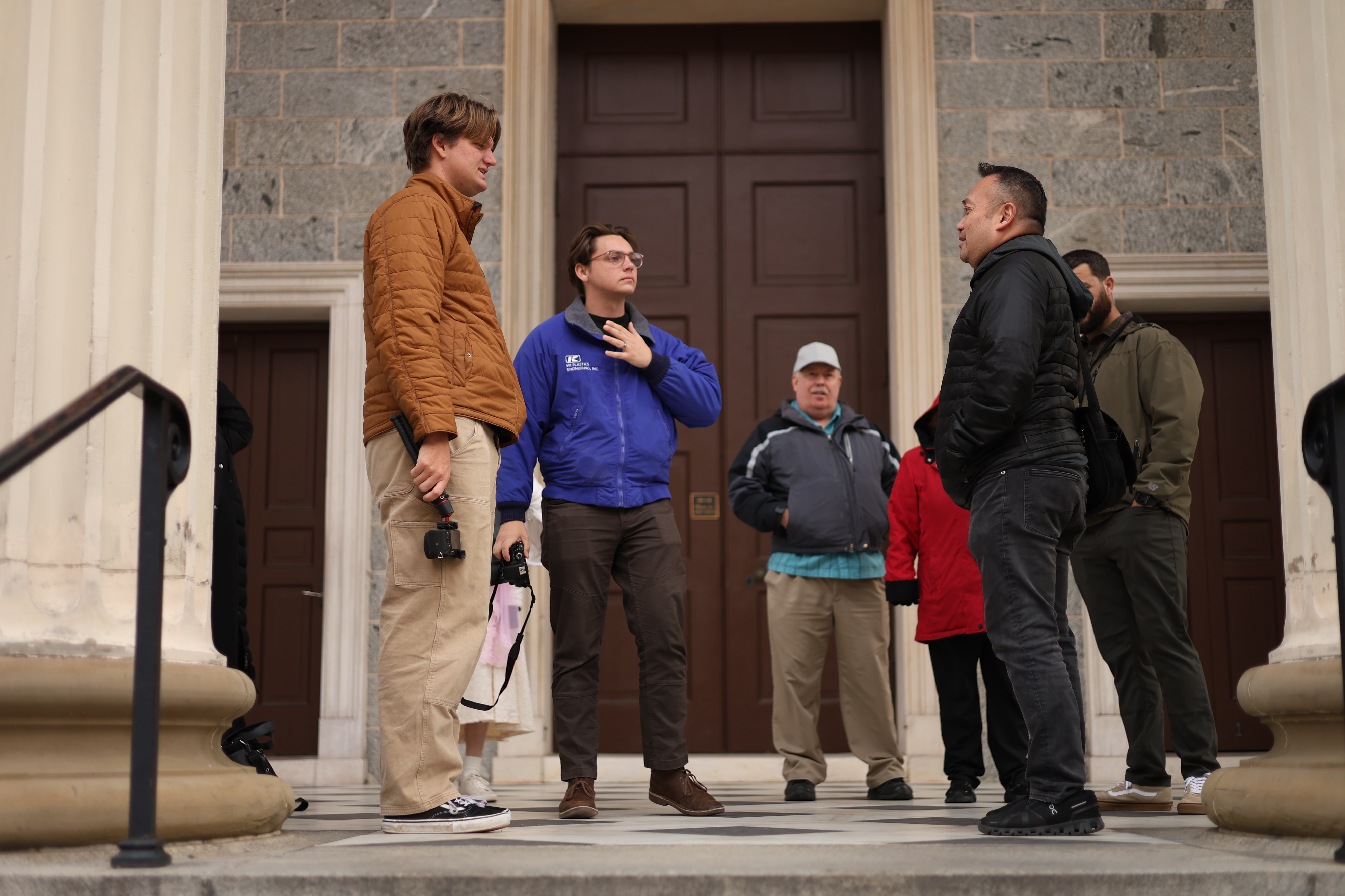 Father Leo Patalinghug leads some 'Catholic-curious' influencers on pilgrimage visiting some sacred sites in and around Baltimore, Md. 