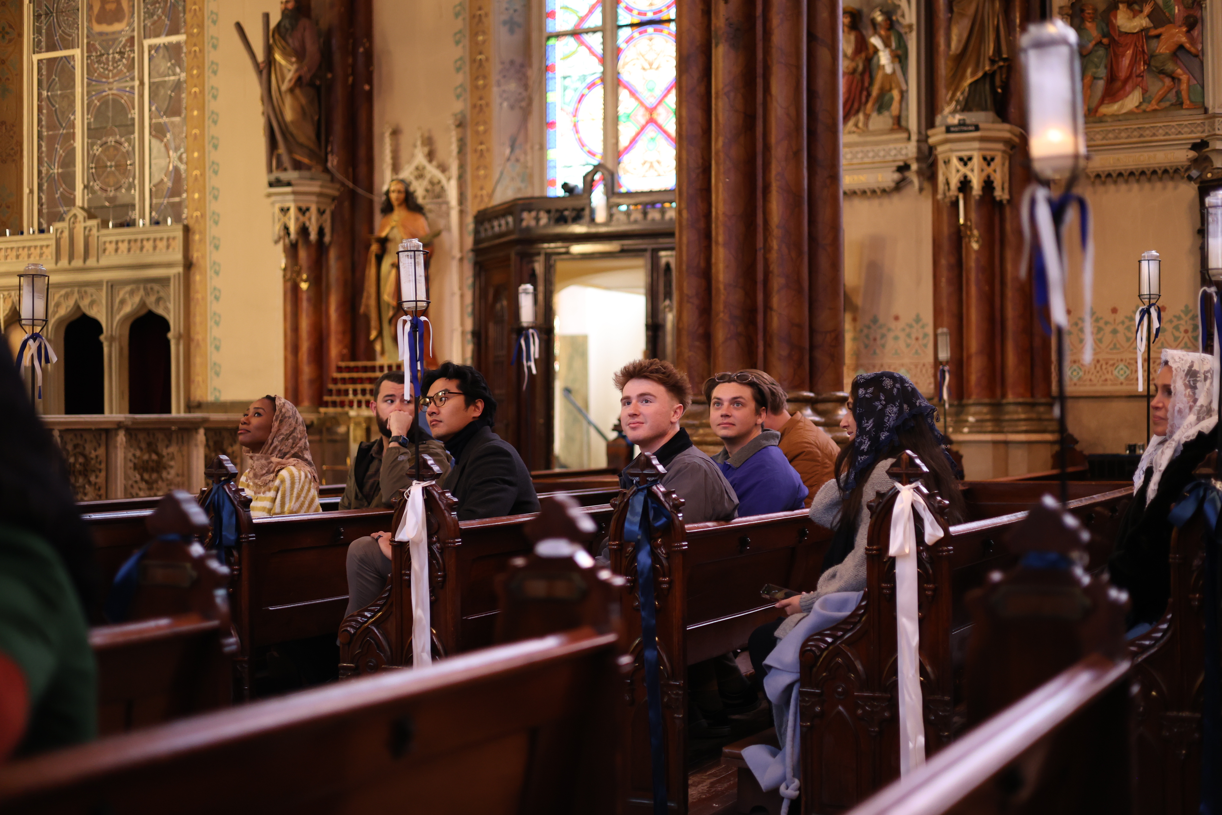 Father Leo Patalinghug leads some 'Catholic-curious' influencers on pilgrimage visiting some sacred sites in and around Baltimore, Md. 