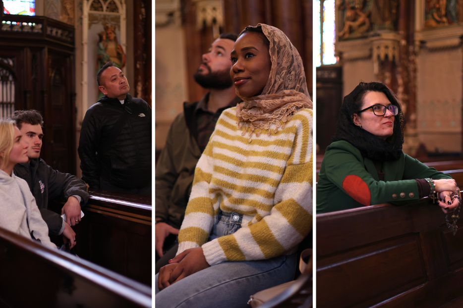 Father Leo Patalinghug leads some 'Catholic-curious' influencers on pilgrimage visiting some sacred sites in and around Baltimore, Md. 