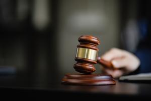 Gavel. 