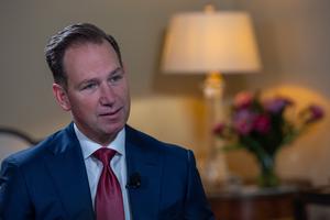 U.S. Ambassador to the Holy See Brian Burch speaks with EWTN News at his residence in Rome on Feb. 26, 2026. 