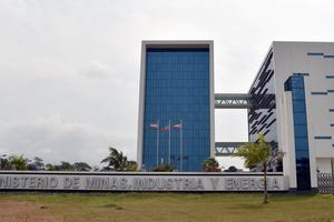 Headquarters building of Equatorial Guinea’s Ministry of Mining, Industry, and Energy.