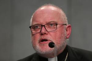 Cardinal Reinhard Marx at the Vatican Press Office on Oct. 17, 2014. | Credit: Daniel Ibáñez/EWTN News